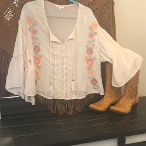 coco+jaimeson bohemian style blouse